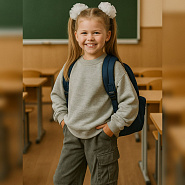 СВ-01 Свитер из футера. Серый