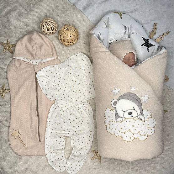 467 Комплект на выписку «Облачный мишка»
