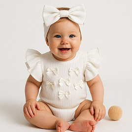 Боди с крылышками + повязка 