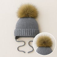 Б-298 Шапочка вязаная с понпоном 