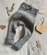 Т-106 Штаны вязаные, серые