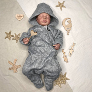 Арт. М-522 Комбинезон на молнии с капюшоном