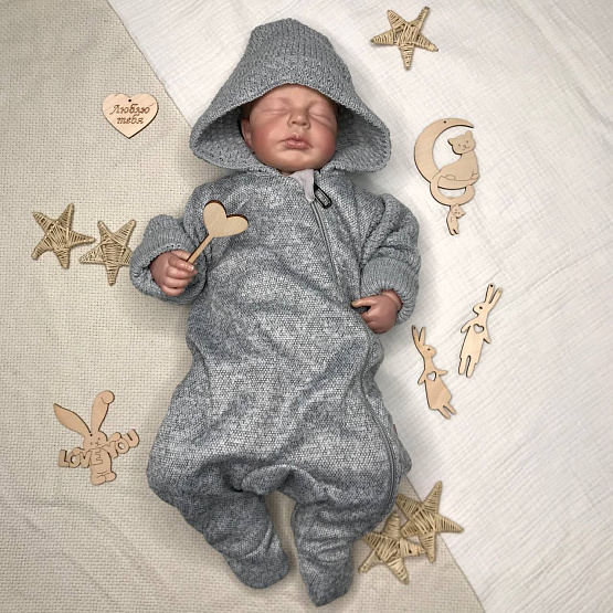 Арт. М-522 Комбинезон на молнии с капюшоном