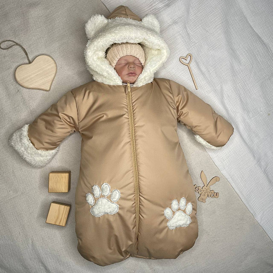 11-417 конверт Лапки- мишки (карамель)