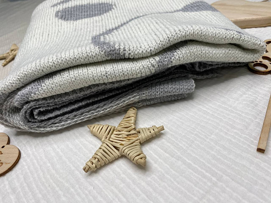 № ПВ-34 Плед вязаный 