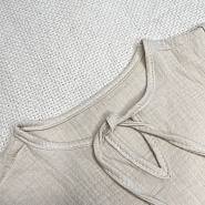 К-506 Костюм муслин, серый. Кофта + шорты