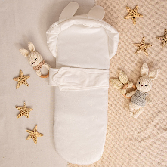 №0861 Матрасик-подложка для новорожденного, Зайка