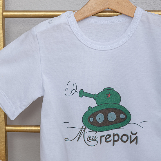 №Ф-161 Футболка с праздничным принтом 