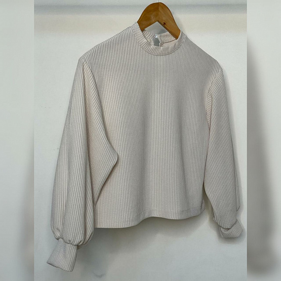 Б-11 Блузка для девочки. Бежевая