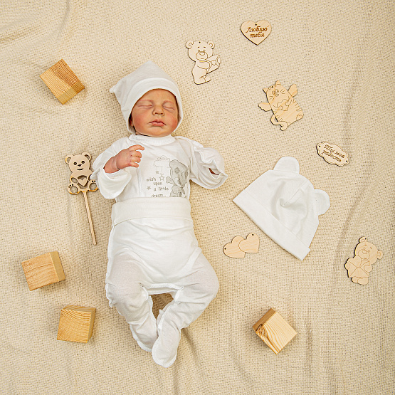 Шапочка с ушками мишки №Б-275, р.38-40, в ассорт.