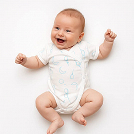 Д-39 Боди "Шарик" голубой