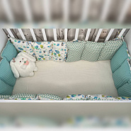 0335 Бортики в кроватку. Мята