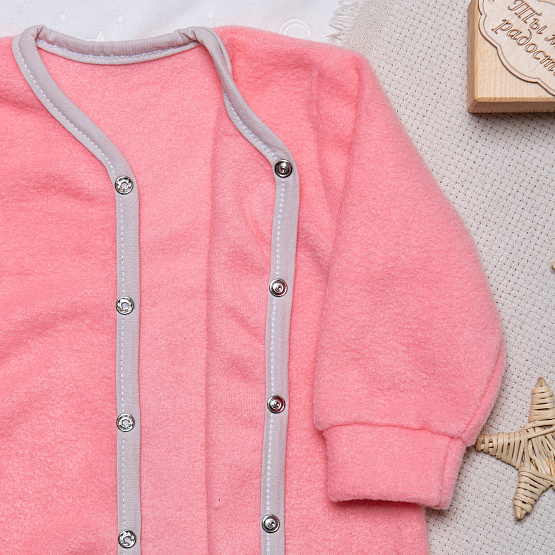 Комбинезон М-476 флис персик рост 68