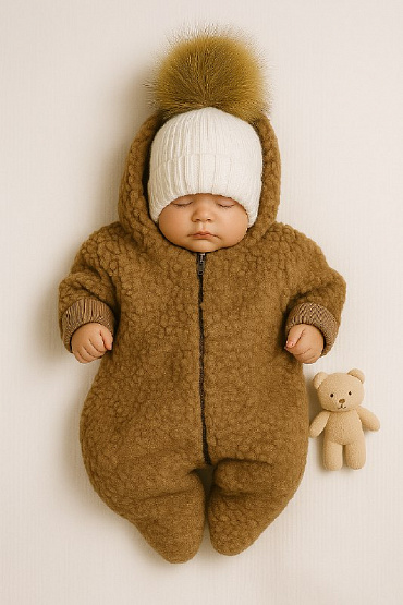 Б-298 Шапочка вязаная с помпоном 