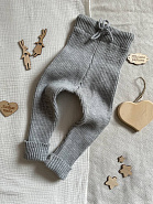 Т-106 Штаны вязаные, серые