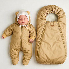 Арт 478 Конверт на выписку "Вырастайка", с прорезями для ремней 