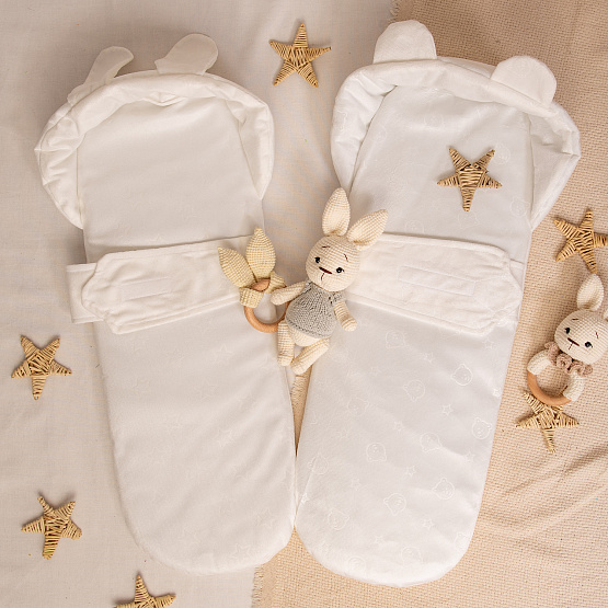 №0861 Матрасик-подложка для новорожденного, Зайка