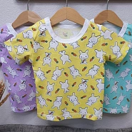 №Ф-60 Футболка детская,  на кнопках на плече остатки