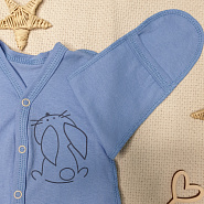 комбинезон на кнопках №М-466, голубой, рост 56