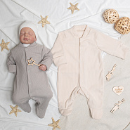 М-511 Комбинезон-слип детский (лапша),серый, рост 56