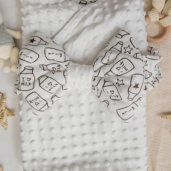 №0875 Одеяло с бантом 