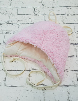 №Б-255 Шапка детская, утепленная, розовый