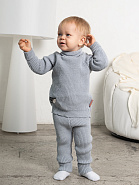 К-350 Костюм вязаный. Серый