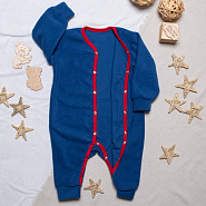 №М-476 Комбинезон детский, флис, синий