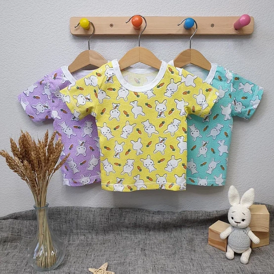 №Ф-60 Футболка детская,  на кнопках на плече остатки