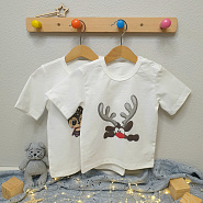 №Ф-164 Футболка детская, с праздничным принтом 