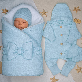 455 Комплект на выписку «Пчелка» голубой 