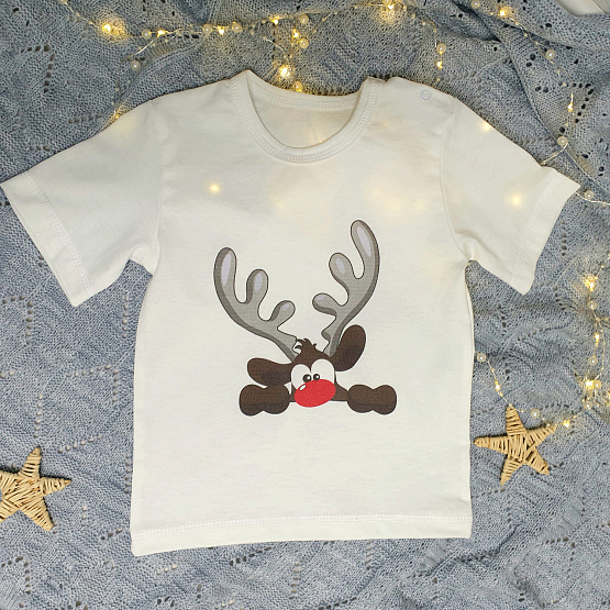 №Ф-164 Футболка детская, с праздничным принтом 