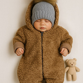 м-538 Комбинезон из барашка Плюшевый Мишка