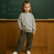 СВ-01 Свитер из футера. Серый