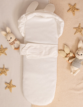 0861 Матрасик-подложка для новорожденного, Зайка