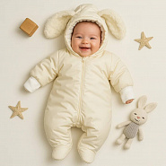 11-408з Комбинезон утепленный прогулочный  Зая 