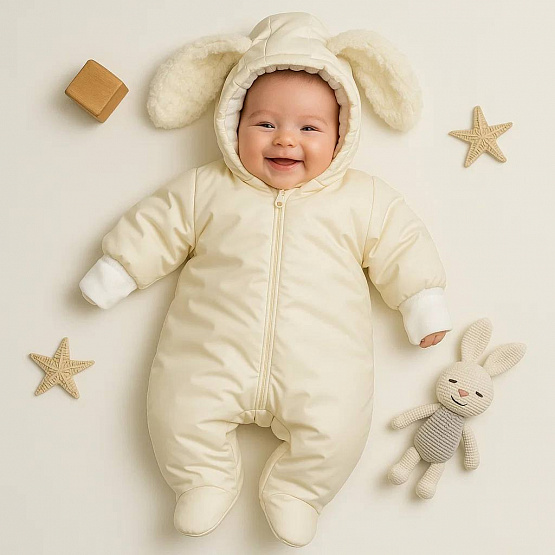 11-408з Комбинезон утепленный прогулочный  Зая 