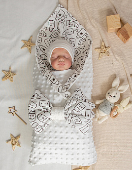 0875 Одеяло с бантом "MilkyWay" 