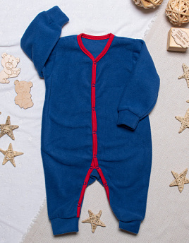 М-476 Комбинезон детский, флис, синий